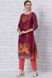 Phalsa Straight Kurta image number 2